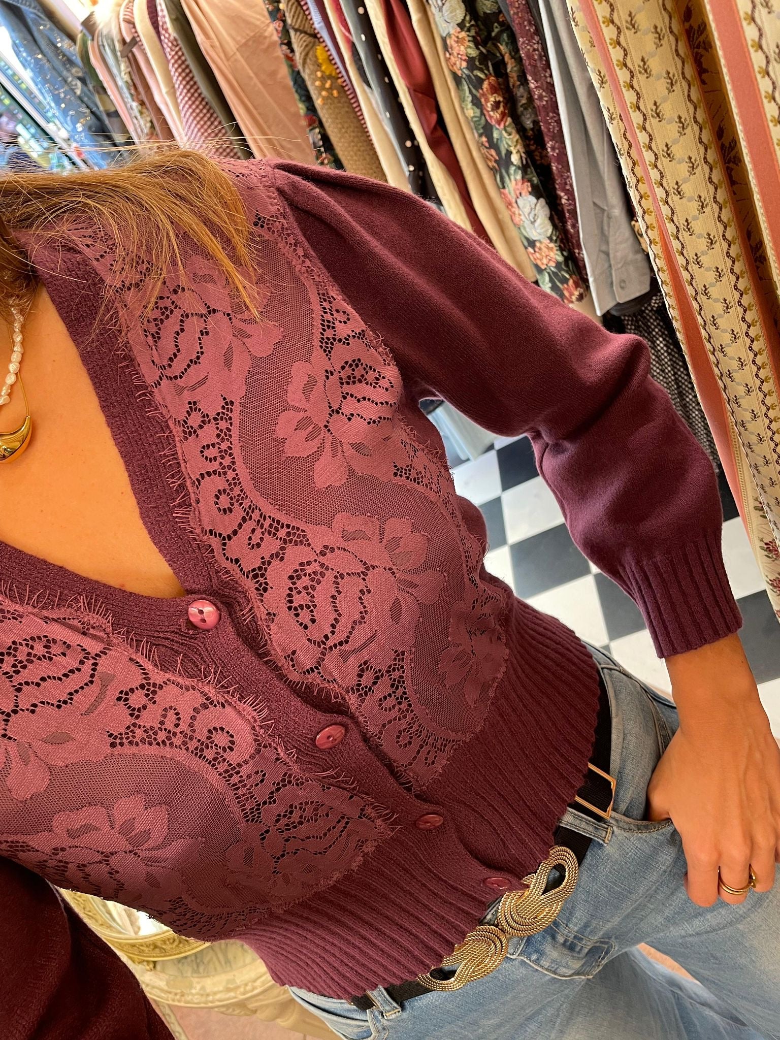 Cardigan Lace
