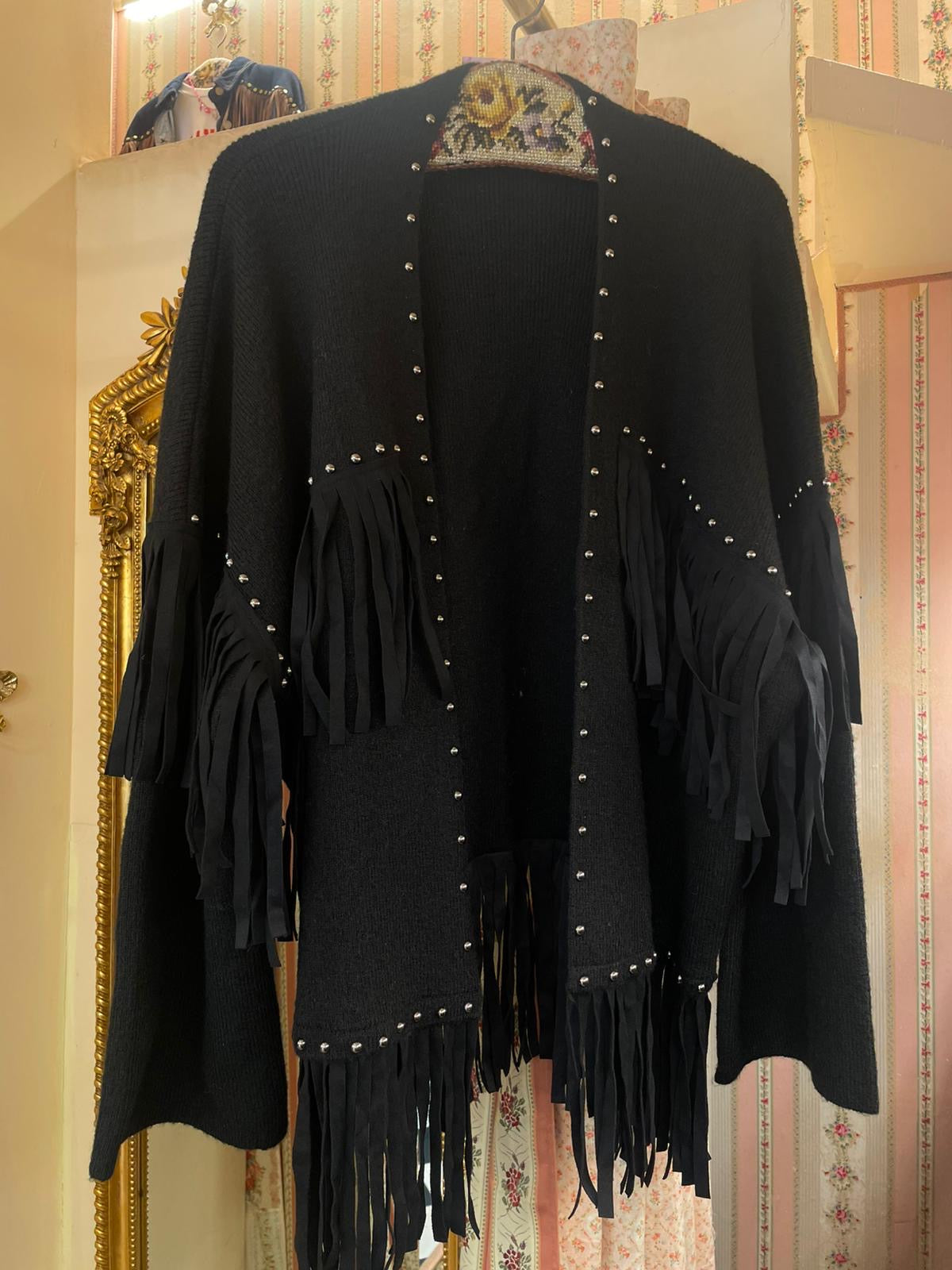 Cardigan Frange