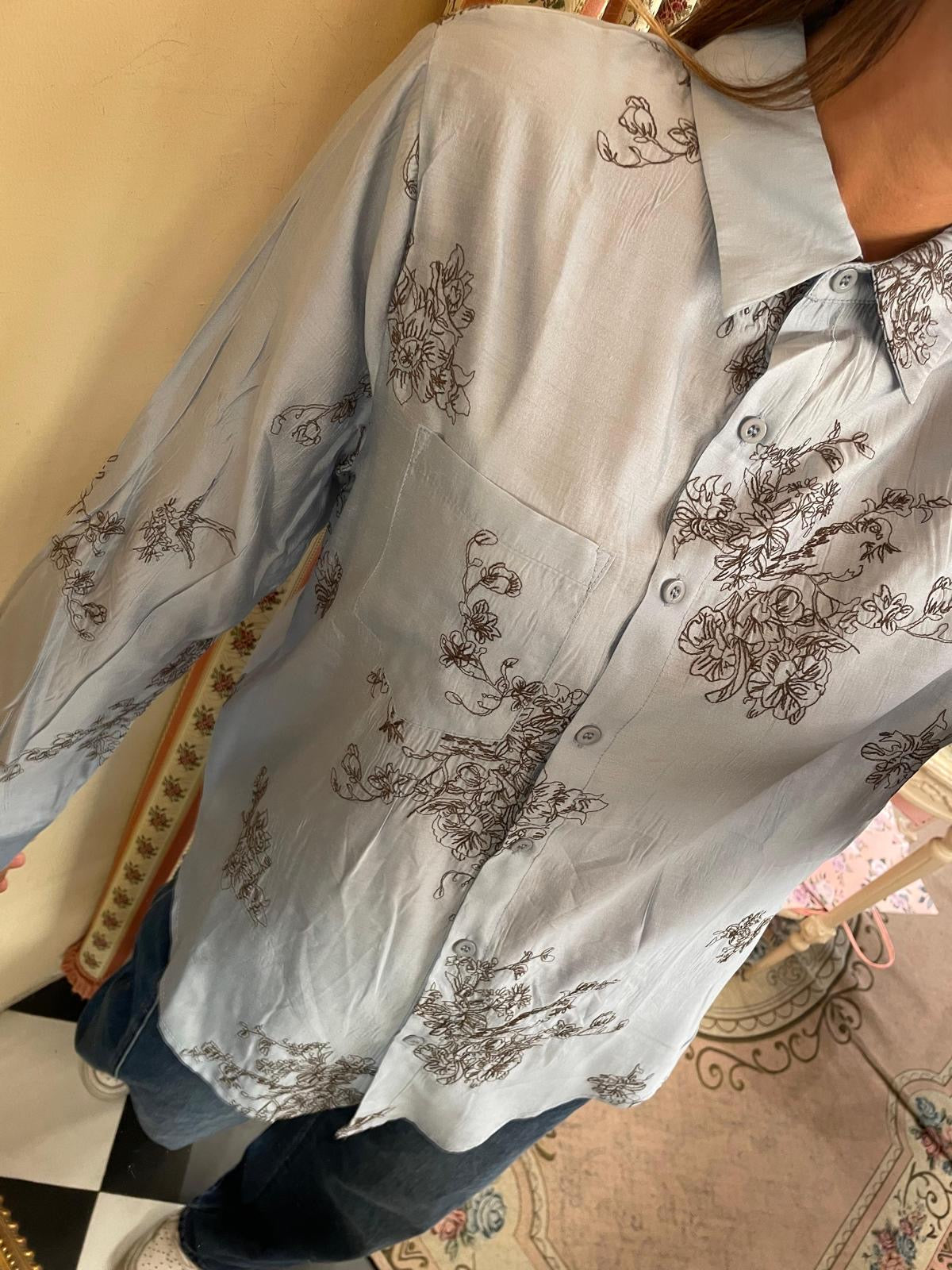 Blusa ricamata Celine