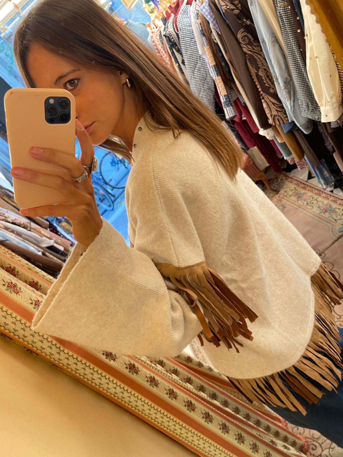Cardigan Frange