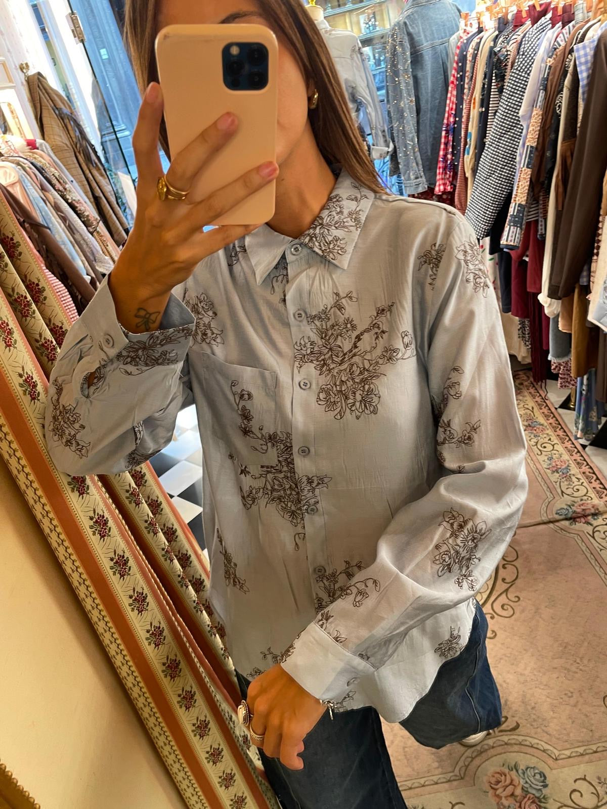 Blusa ricamata Celine