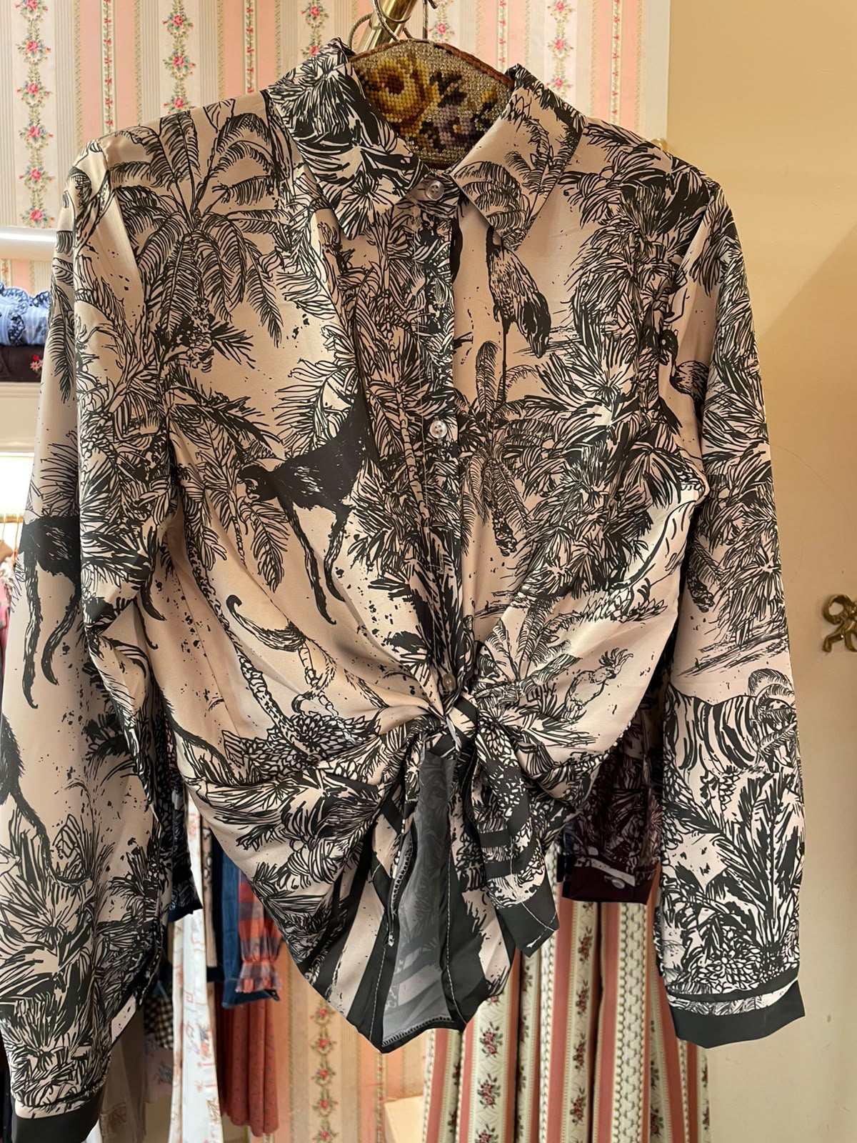 Blusa Toile de Jouy