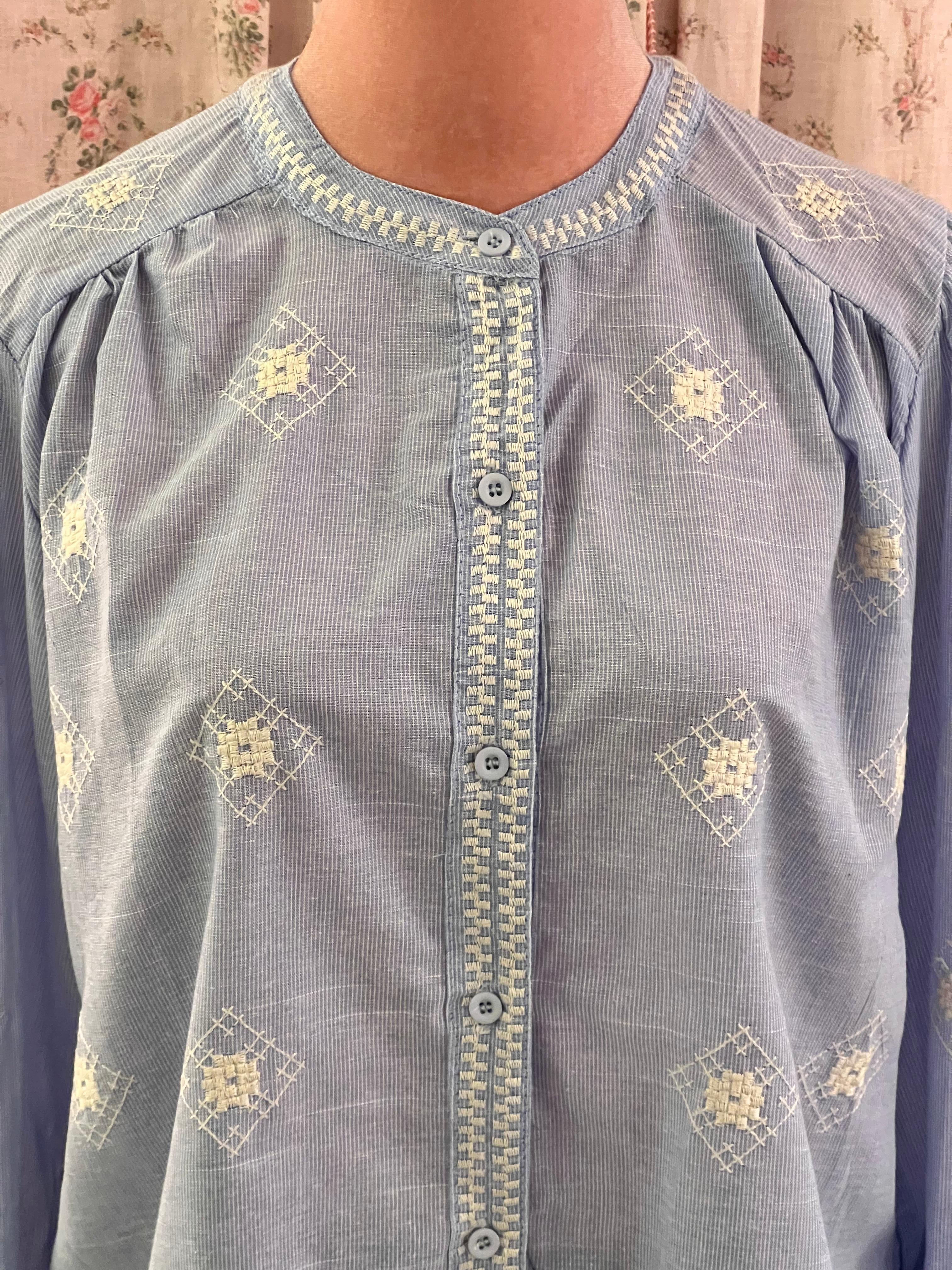 Camicia punto croce