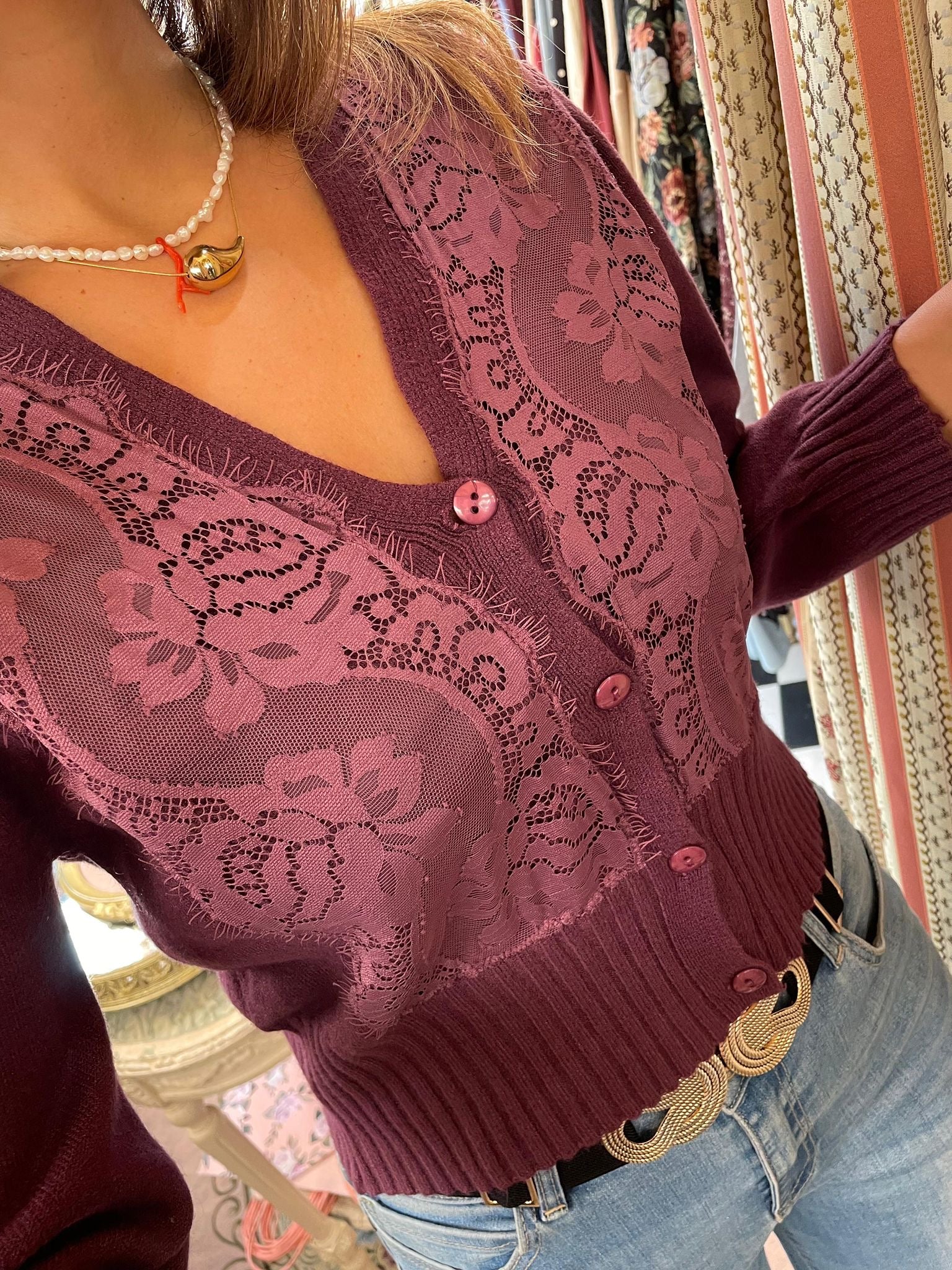 Cardigan Lace