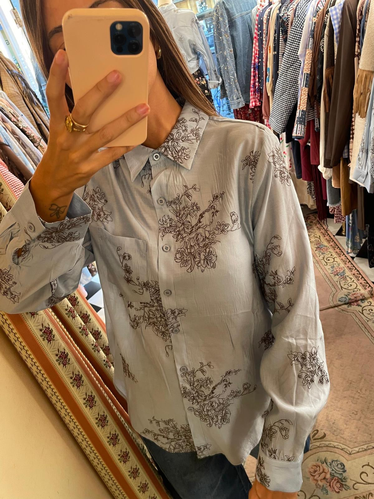 Blusa ricamata Celine