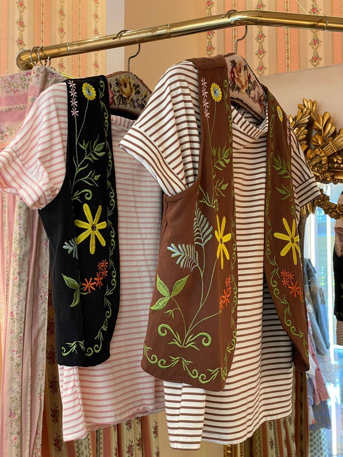 Gilet Boho Lino