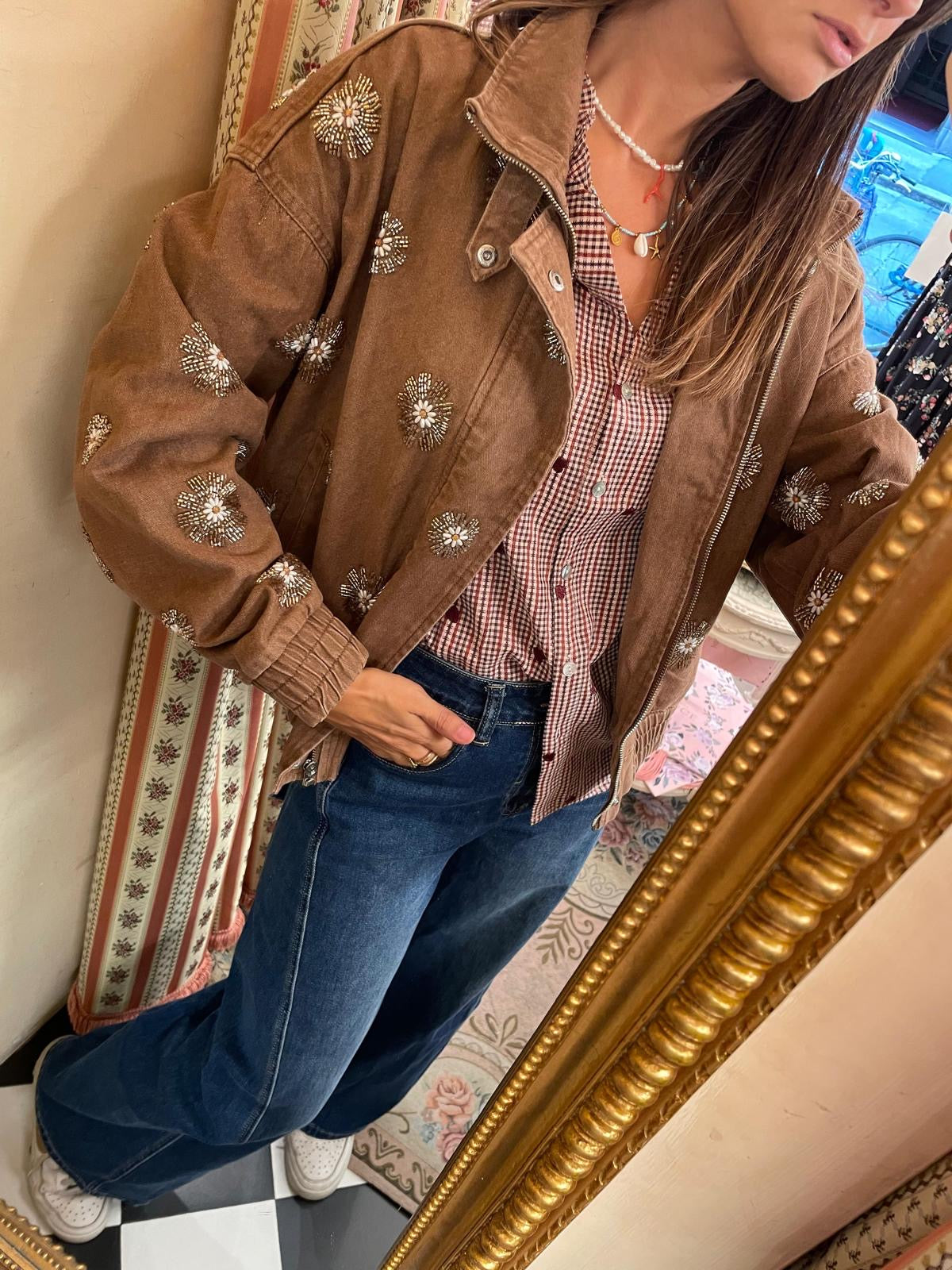 Bomber Strass