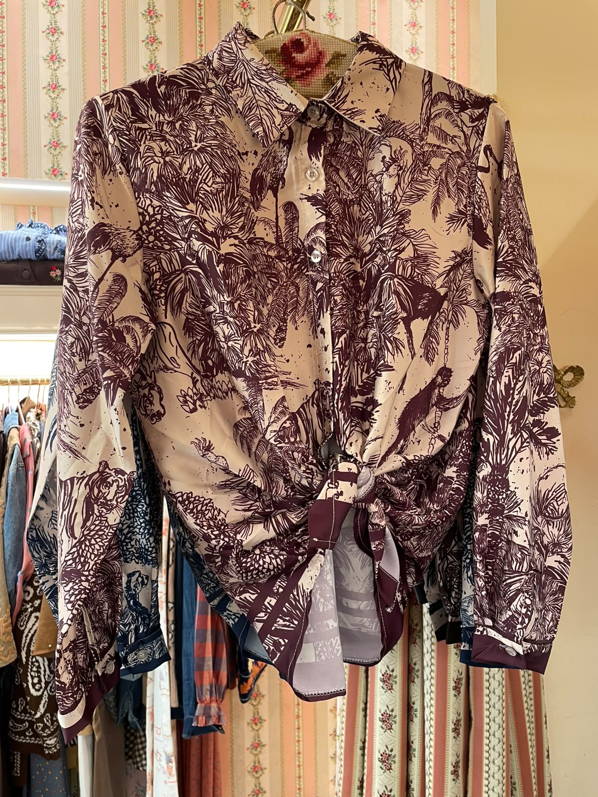 Blusa Toile de Jouy
