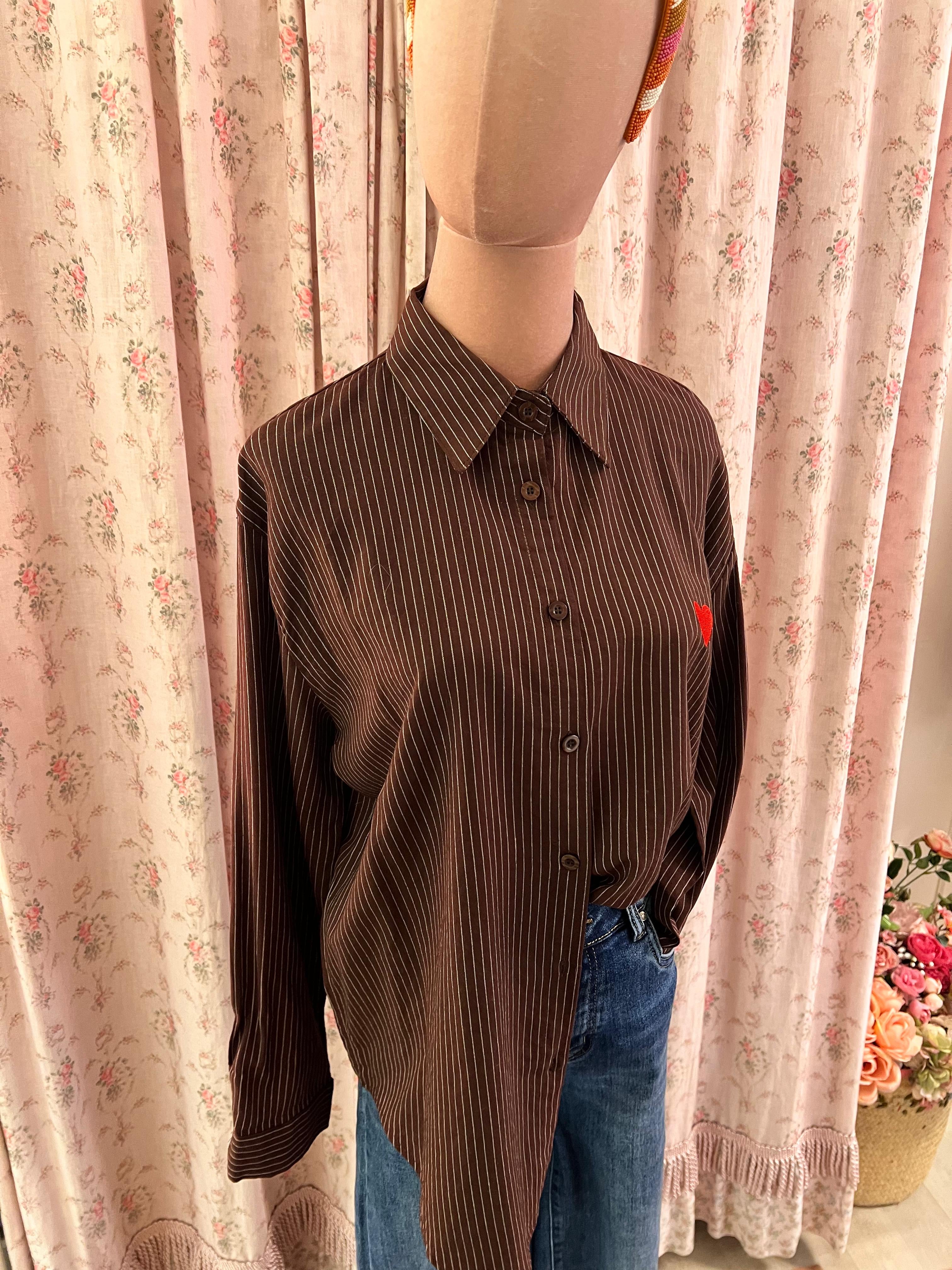 Camicia righe e cuore