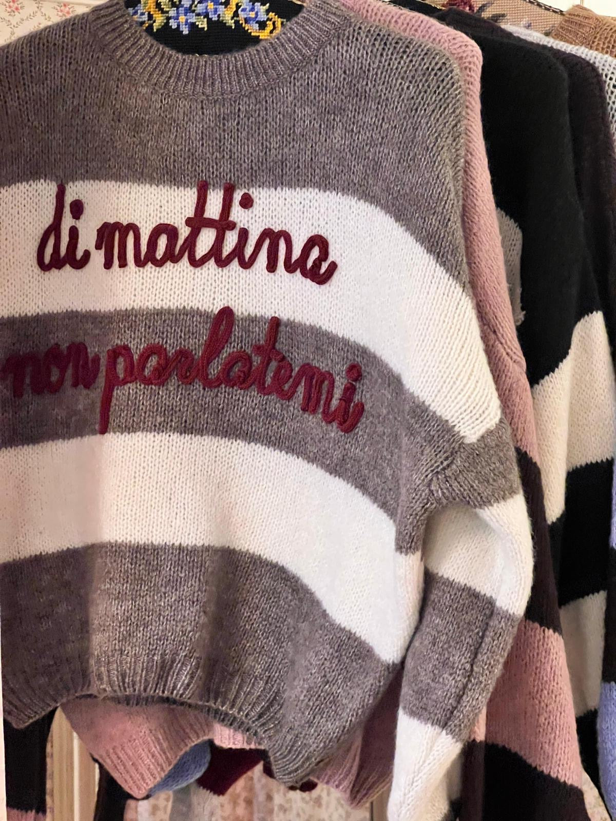 Pull di mattina non parlatemi