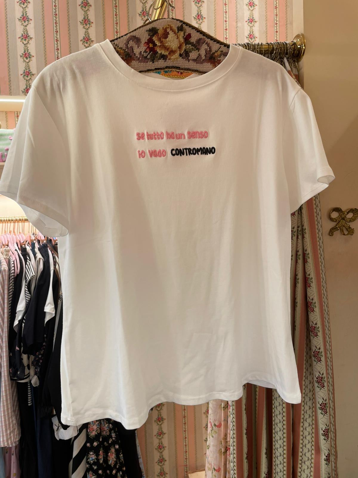 T-shirt Se tutto ha un senso io vado contromano