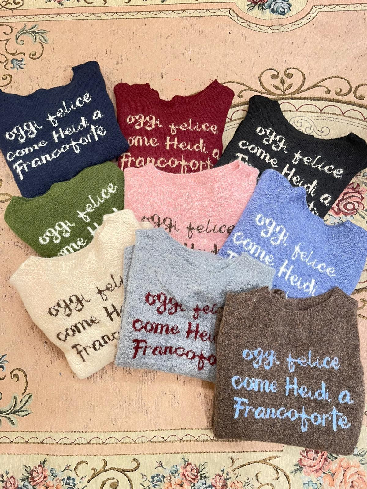 Pull oggi felice come Heidi a Francoforte