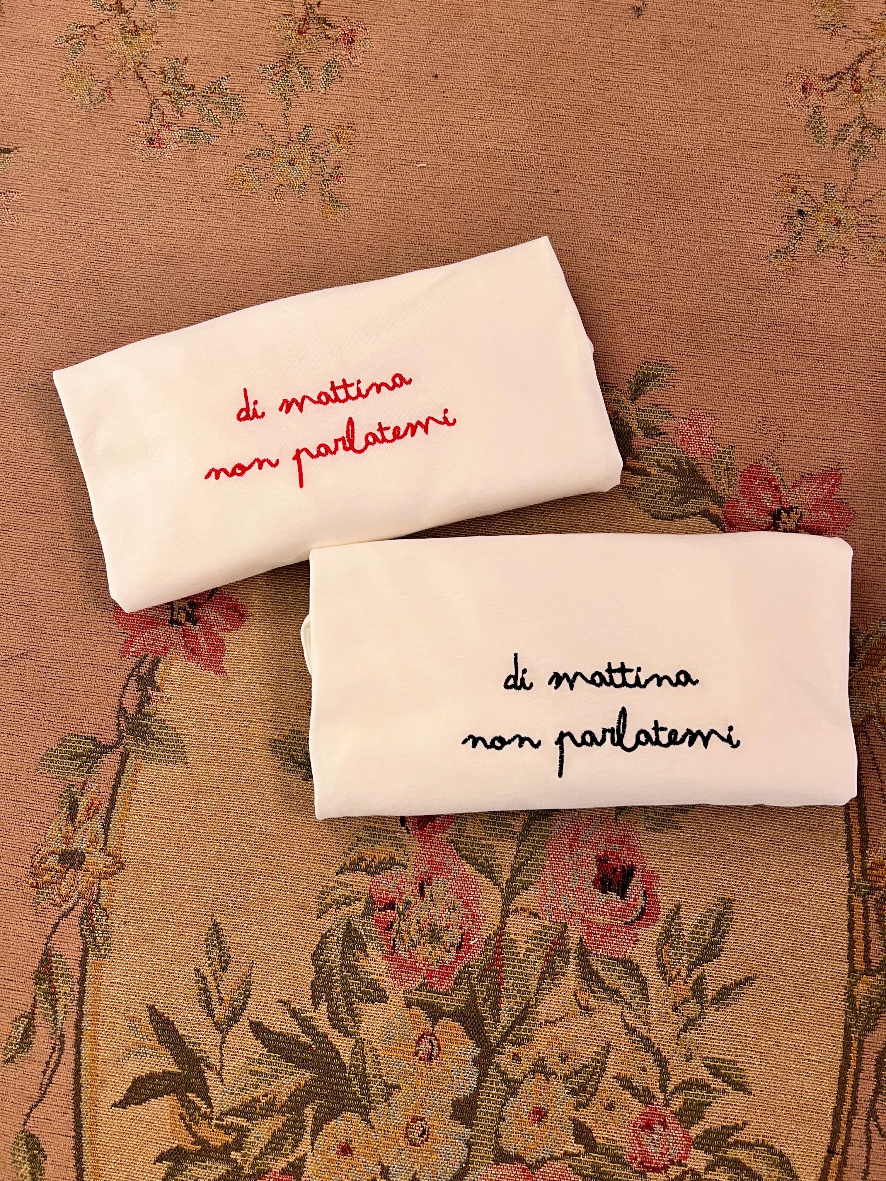 T-shirt di mattina non parlatemi