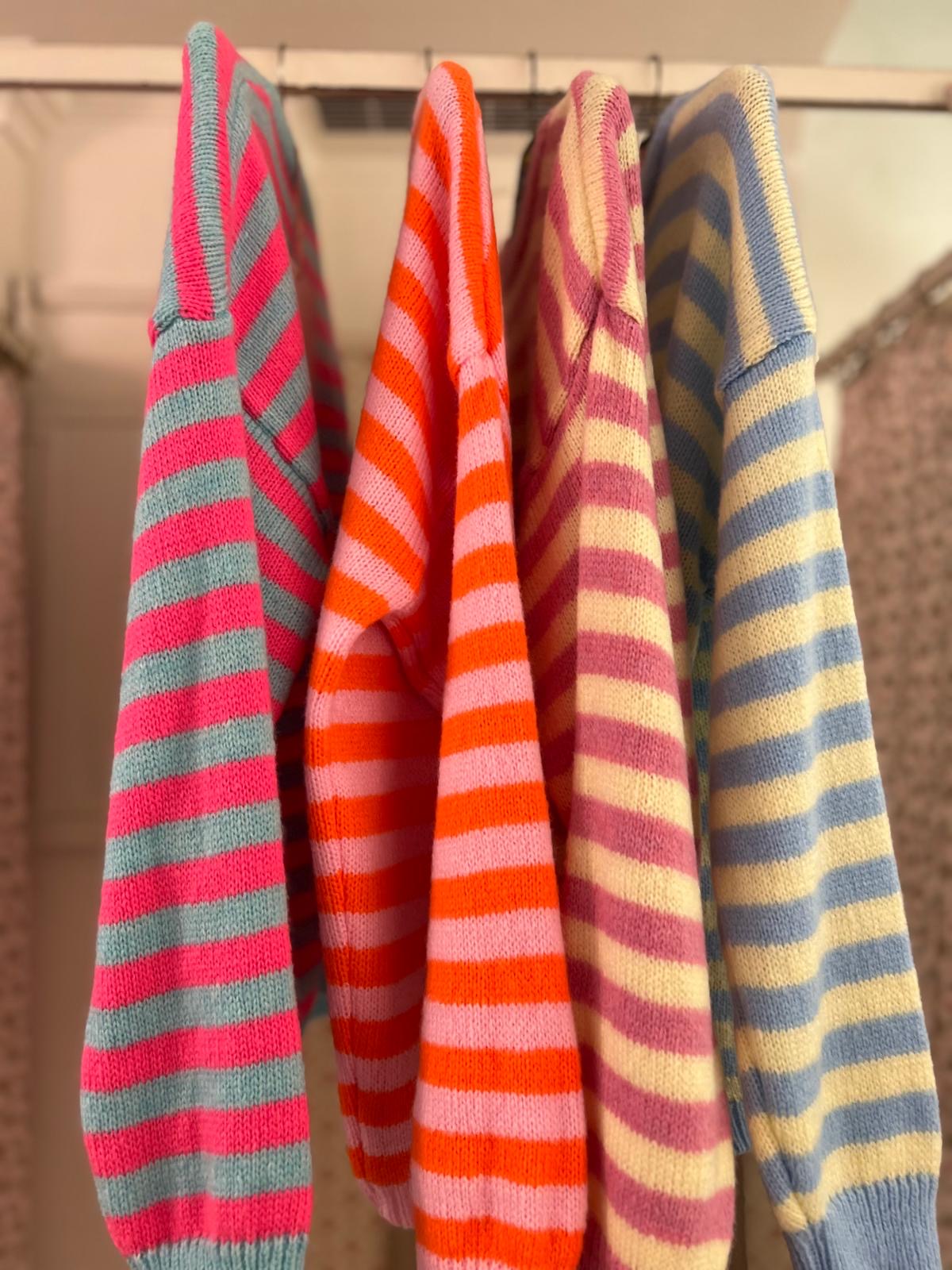 Pull righe Multicolor