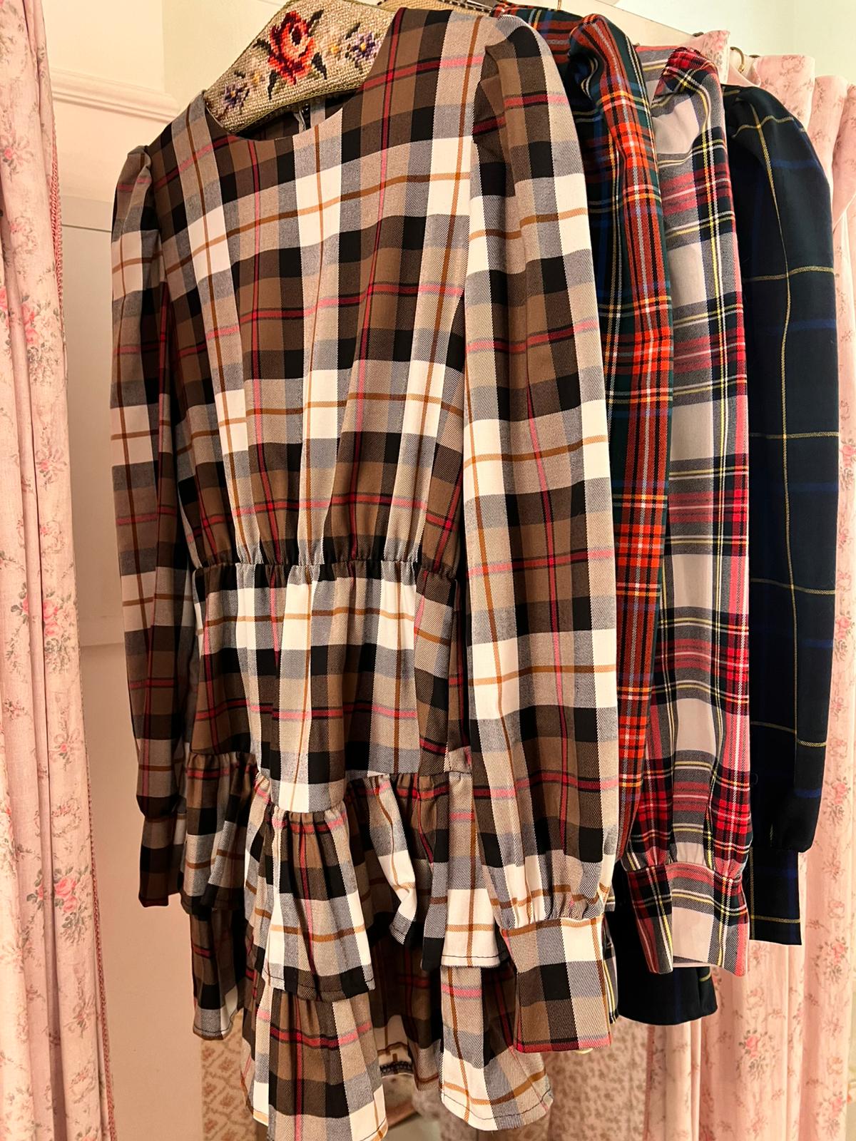 Abito Tartan Highland midi