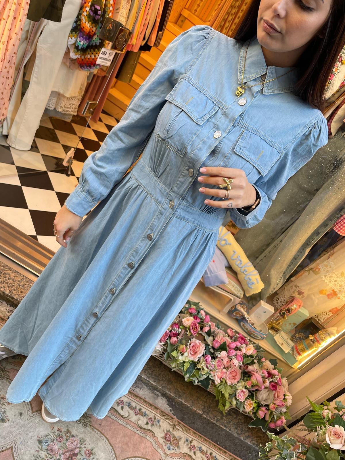 Abito jeans lungo
