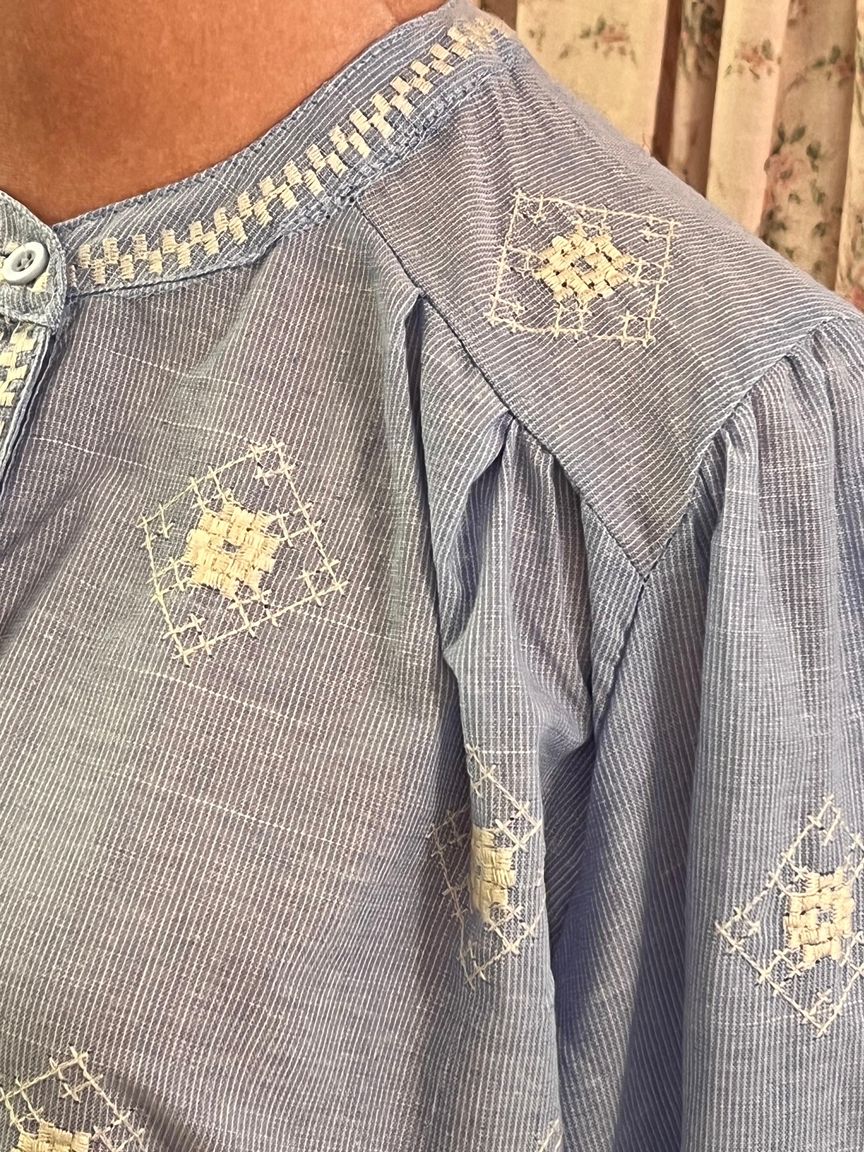 Camicia punto croce