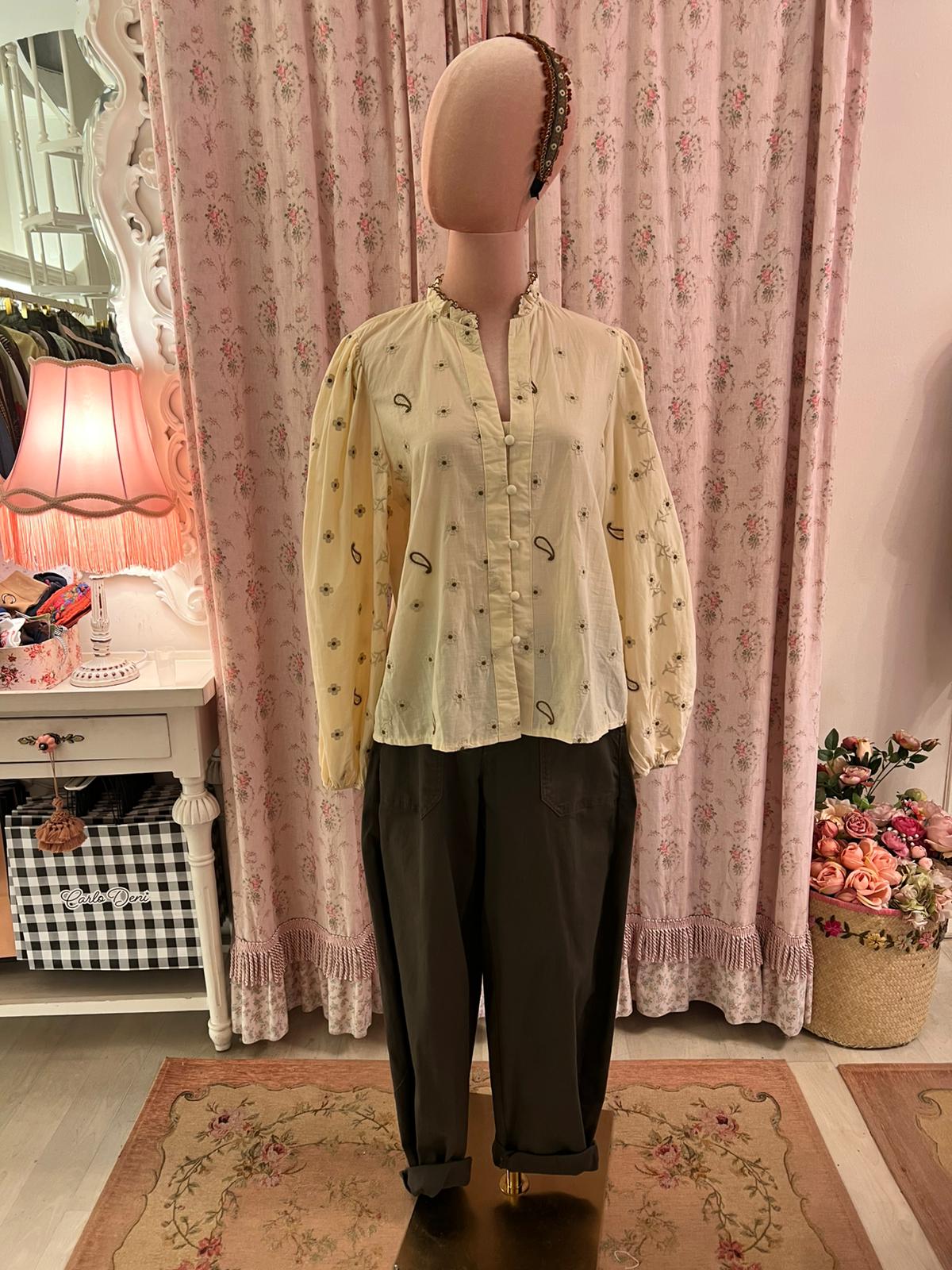 Blusa fiori & paisley