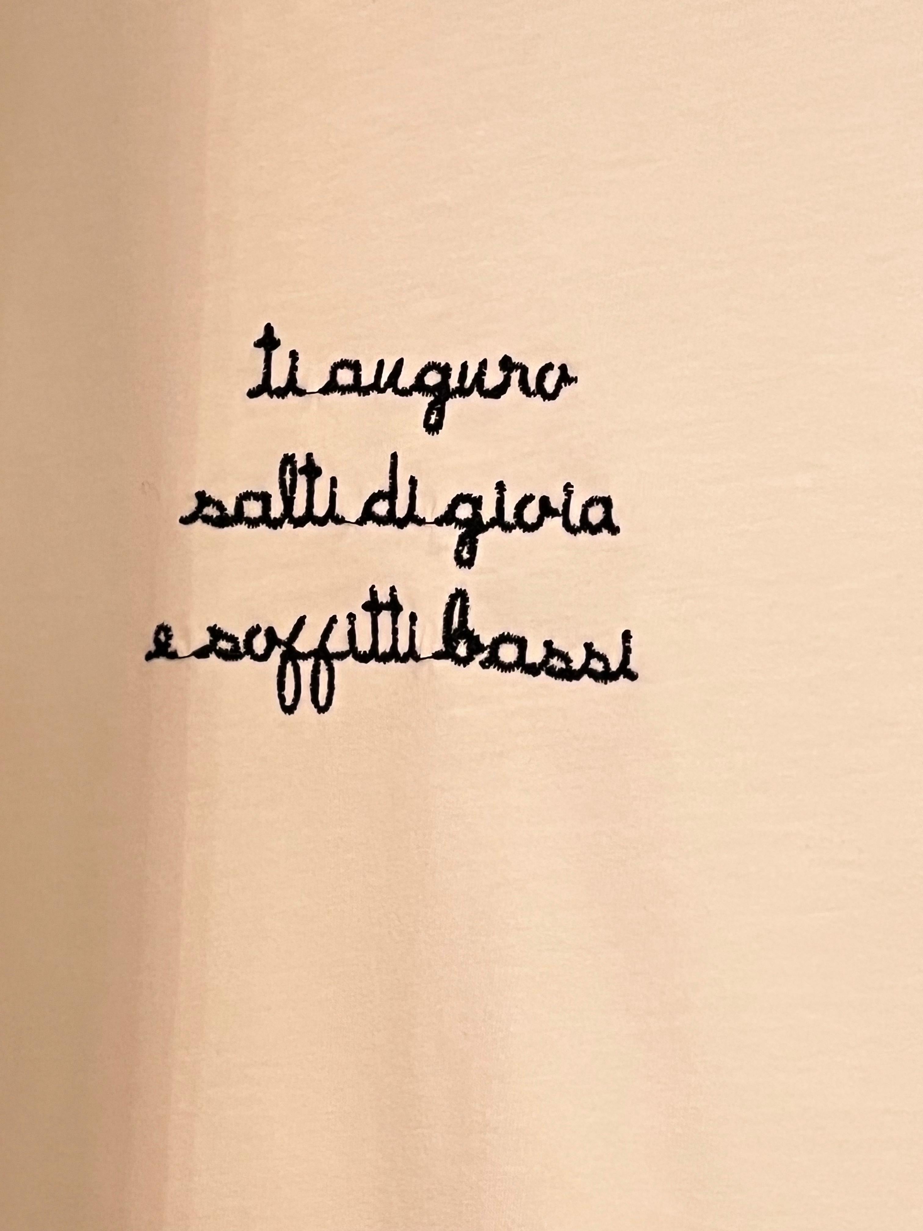T-shirt ti auguro salti di gioia e soffitti bassi