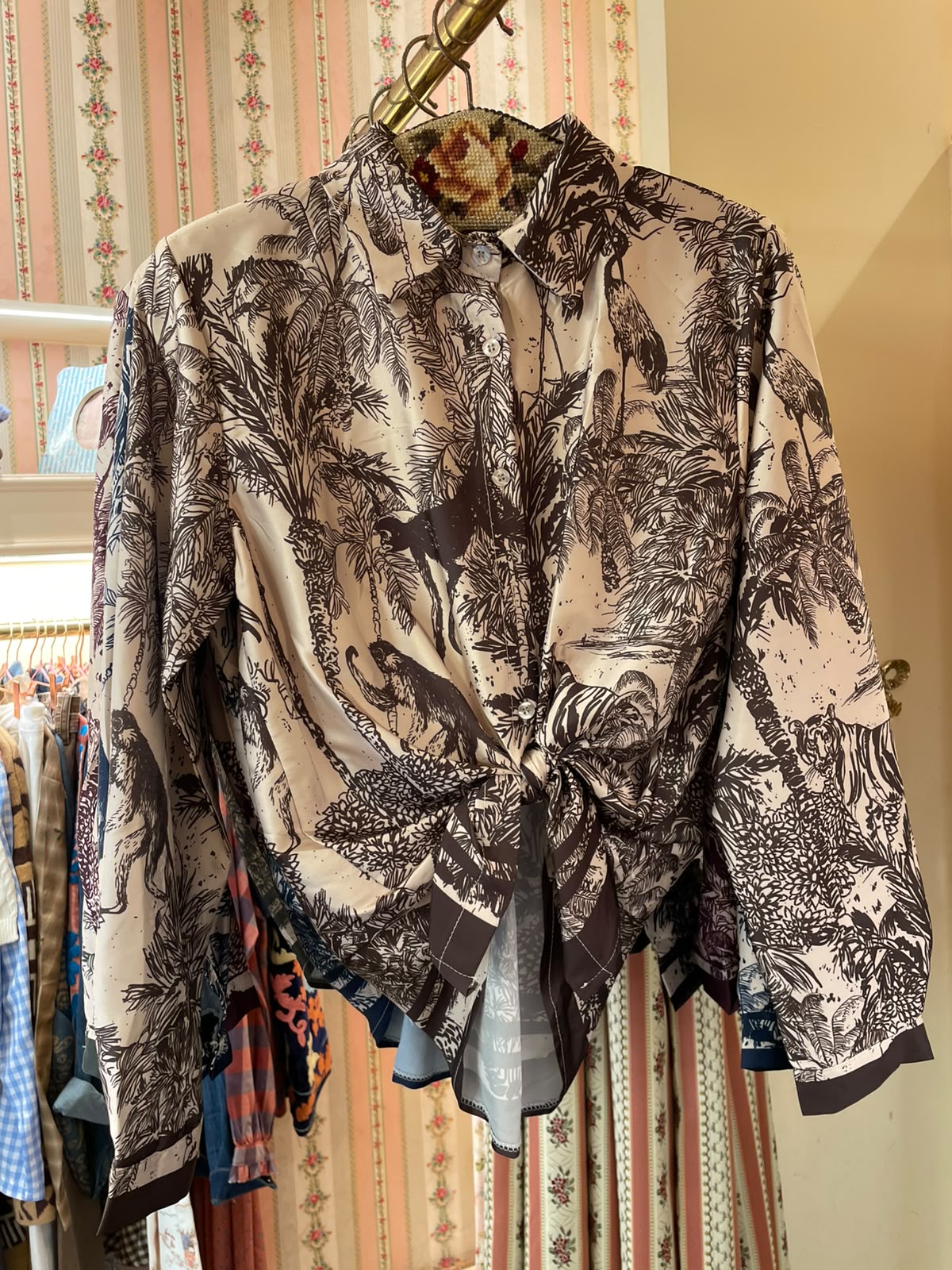 Blusa Toile de Jouy