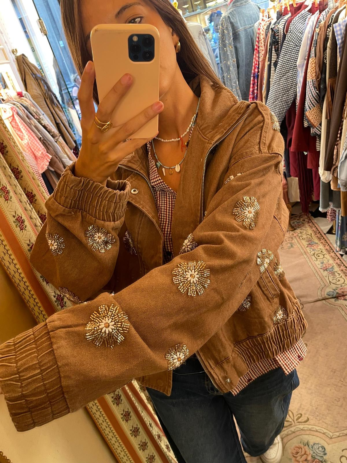Bomber Strass
