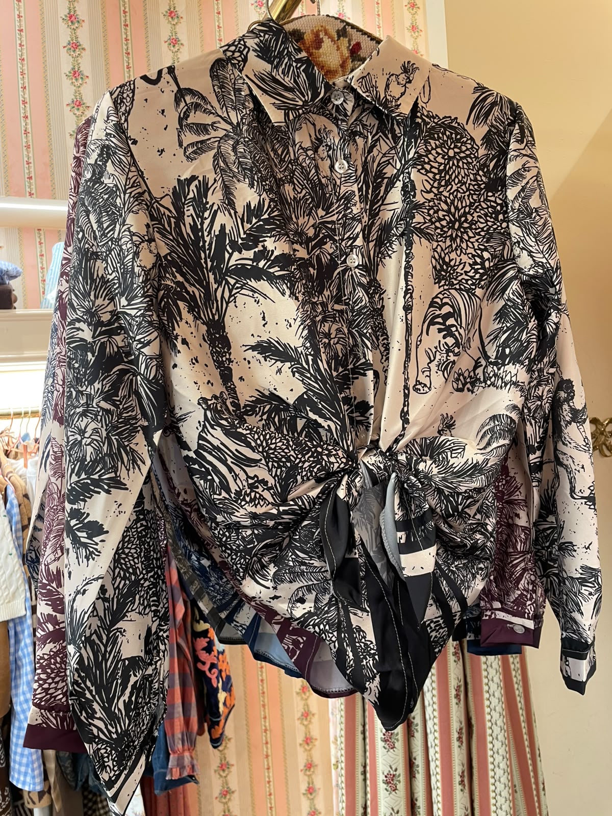 Blusa Toile de Jouy
