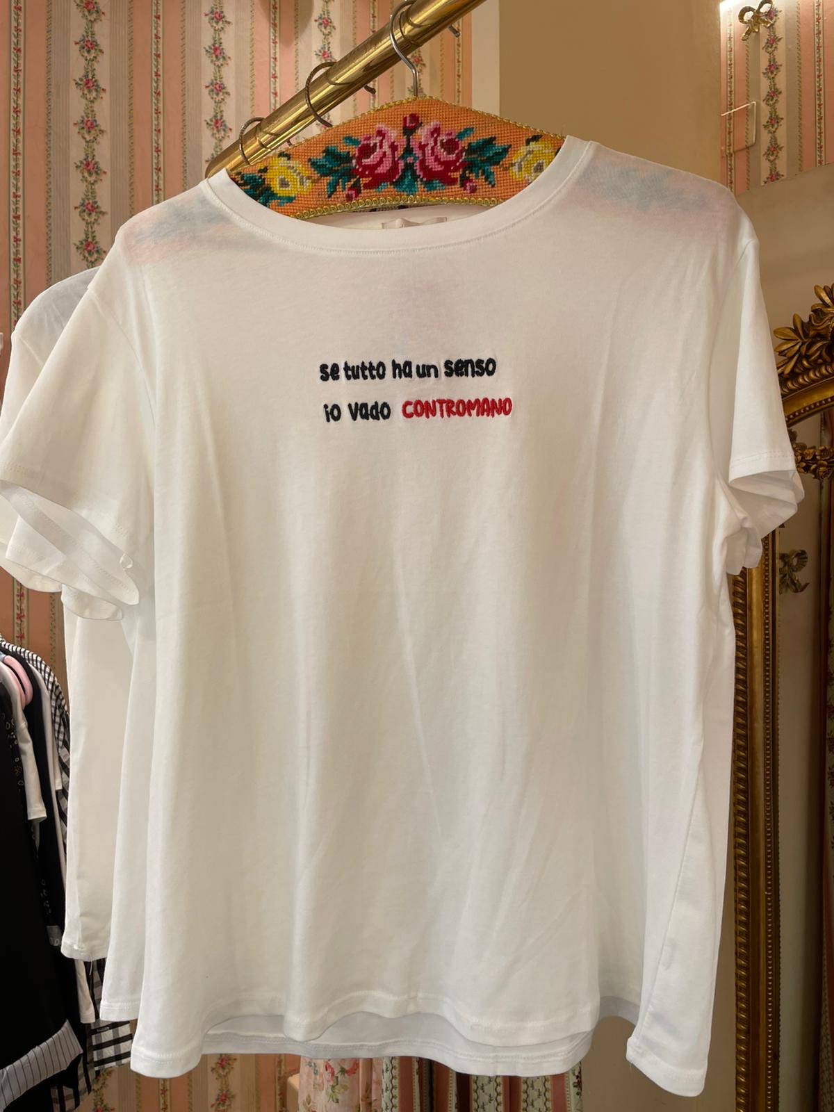T-shirt Se tutto ha un senso io vado contromano