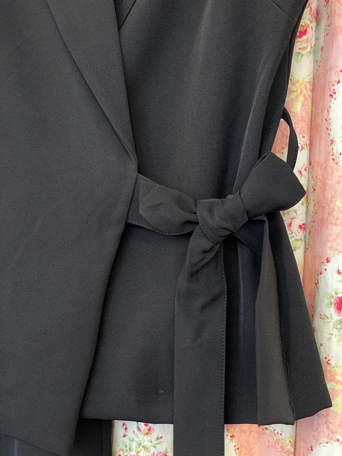 Completo gilet pantalone nero