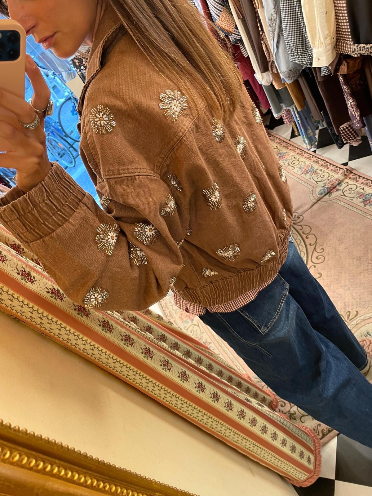 Bomber Strass