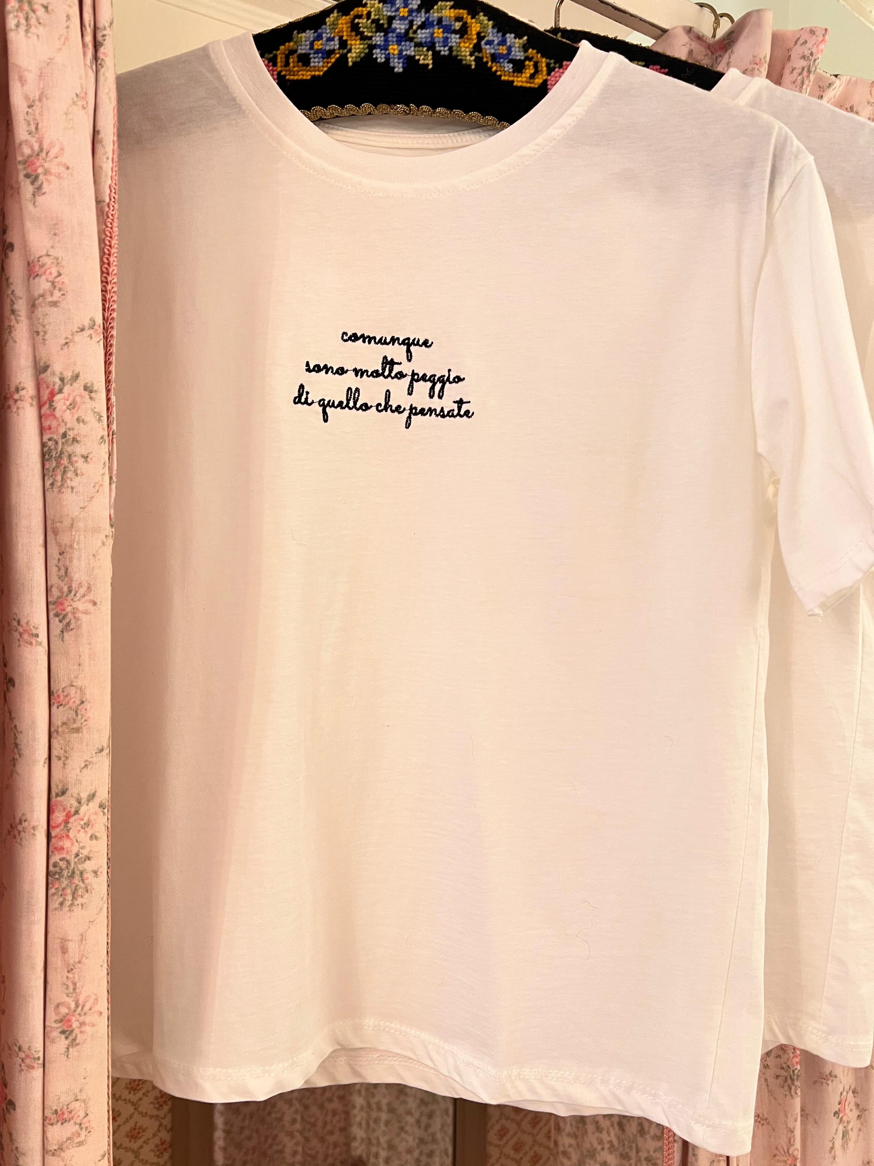 T-shirt comunque sono molto peggio di quello che pensate