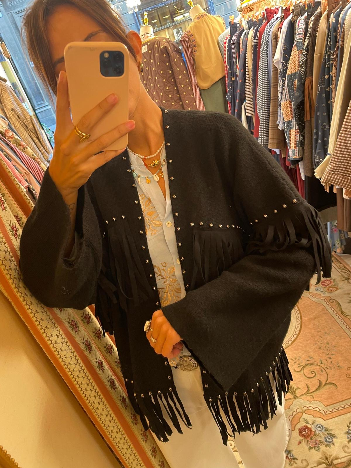 Cardigan Frange