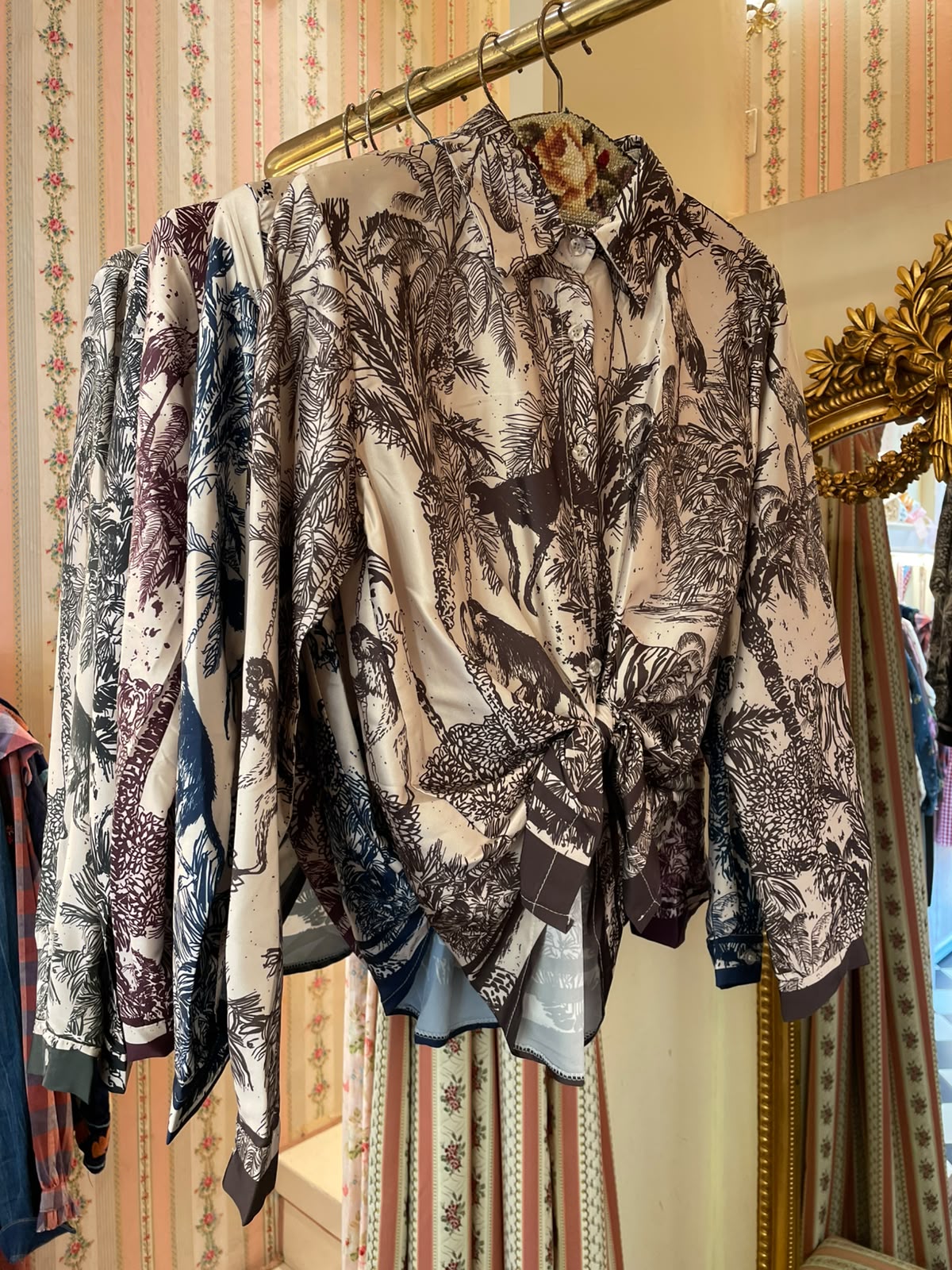 Blusa Toile de Jouy