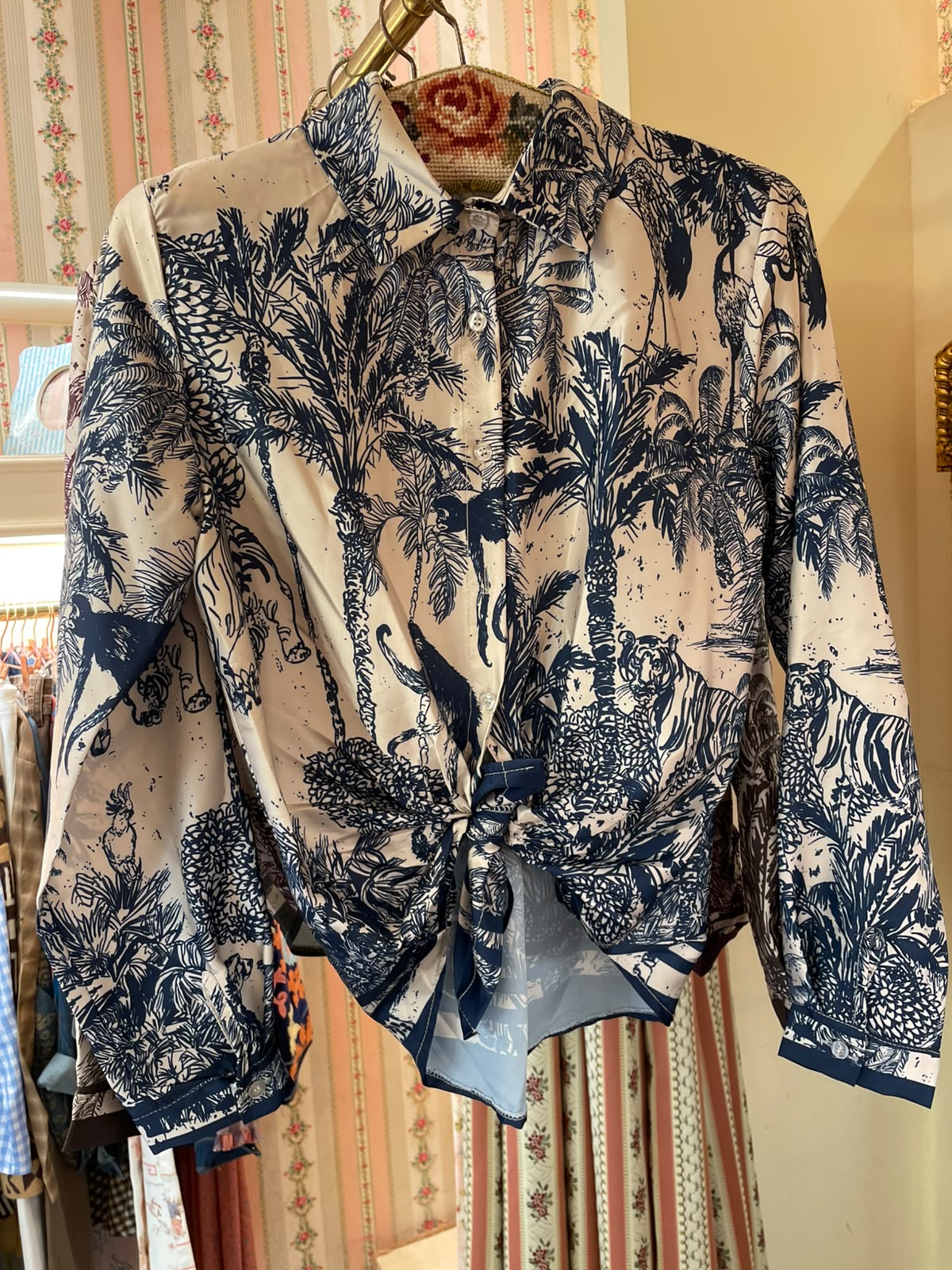 Blusa Toile de Jouy